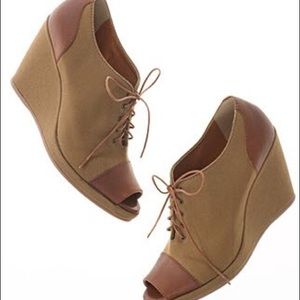 Madewell Peep-toe Sidewalk Wedge Heel, 8